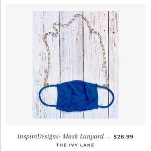 BRAND NEW inspired designs mask lanyard